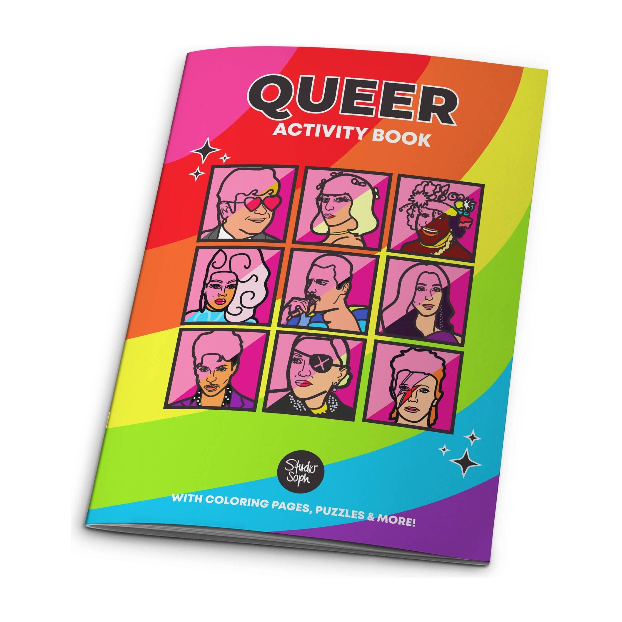 Livre de coloriage d'activités LGBTQ+ queer
